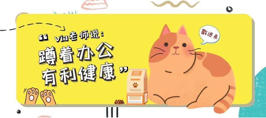 【第十七期】蹲着办公有利健康 | Via老师的口译点滴