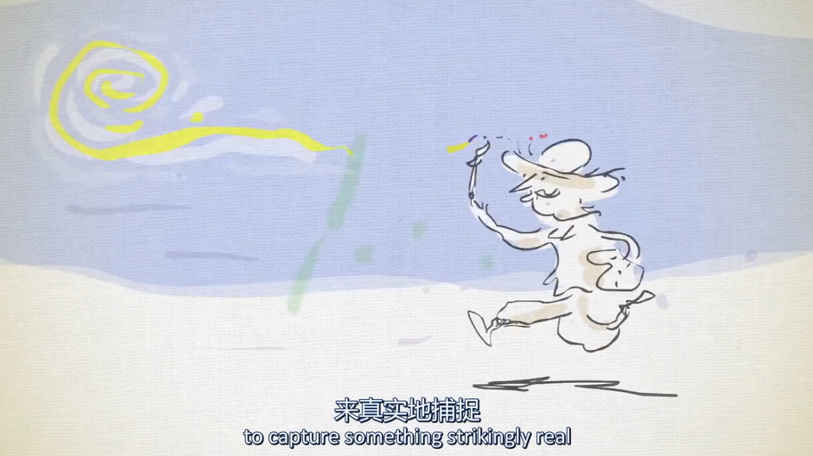 物理学中的“湍流”在美术作品中也有？