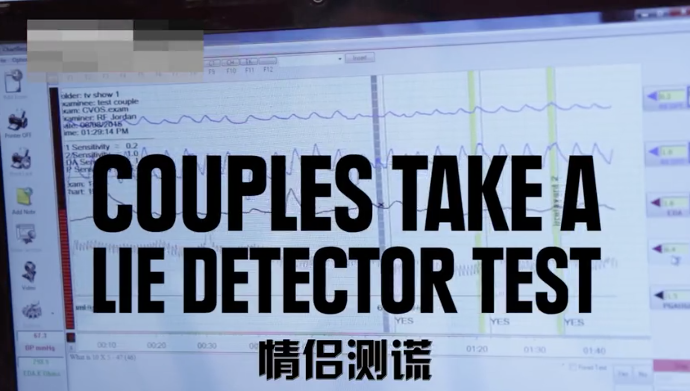 同性恋夫妻做谎言测试 结果很意外!
